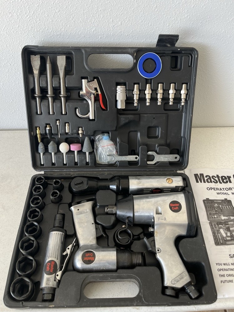 Mastercraft Air Tool Kit 41 Piece with Case Air Compressor Tool Kit Air Tool US