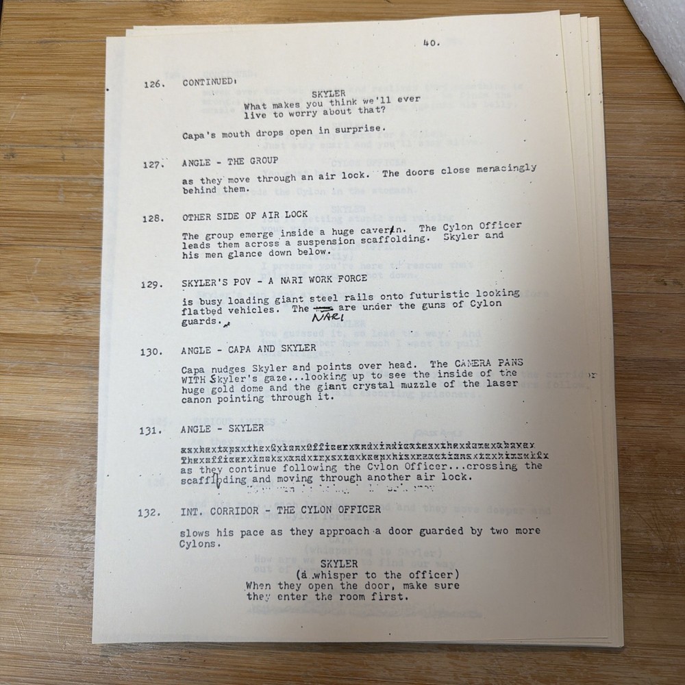 Galactica First Draft Teleplay Copy