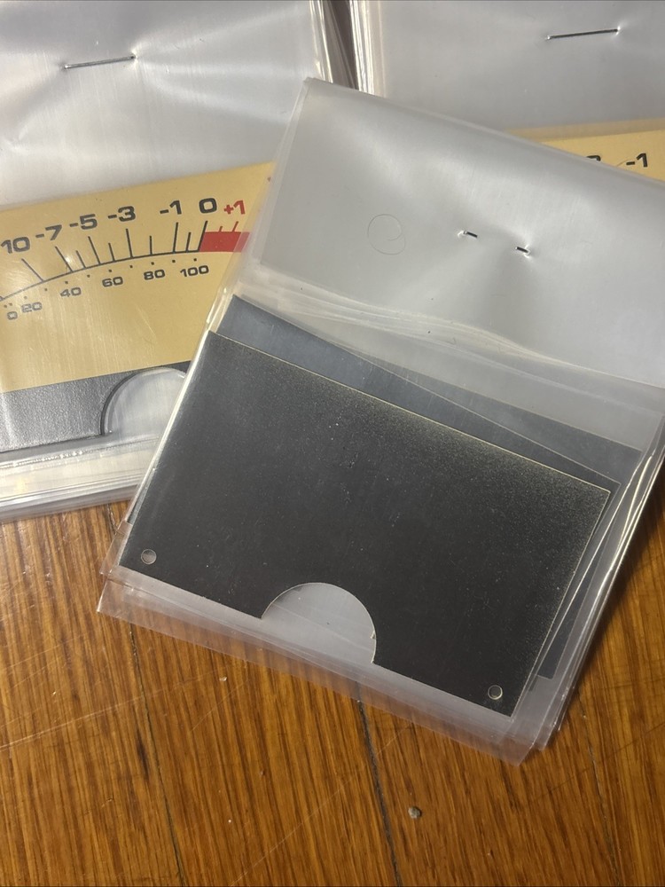 AMPEX MM1100 VU Meter Faceplates