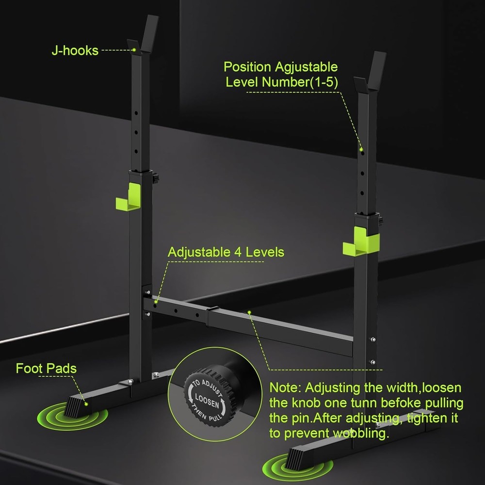 NEW Adjustable Folding Weight Bench 660lbs Capacity Multi-Functional Home Gym