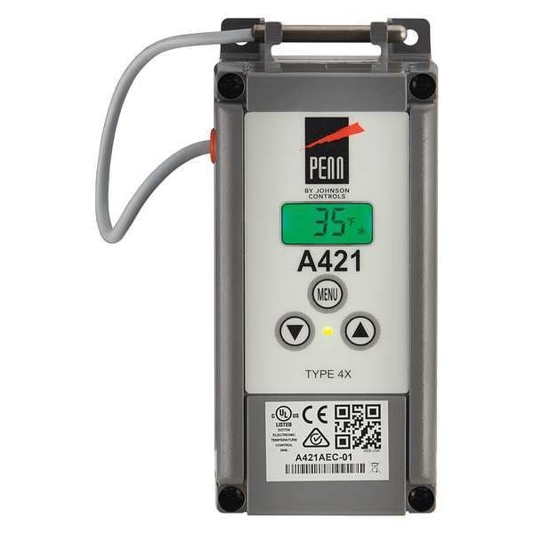 Johnson Controls A421gef-01C Temperature Control, Close On Rise, Open On Rise,