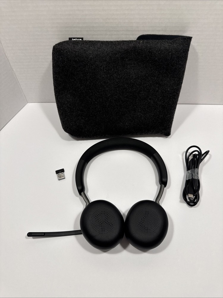 Jabra Evolve2 65 MS Stereo Wireless Bluetooth Headset HSC110W w/ USB Dongle