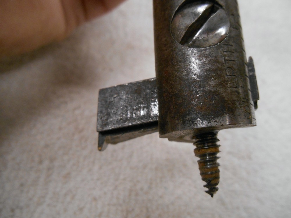 Vintage Auger Bit Depth Stop Gauge