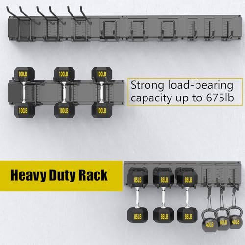 Garage Tool Organizer Wall Mount, Tool Storage Organizer with Adjustable