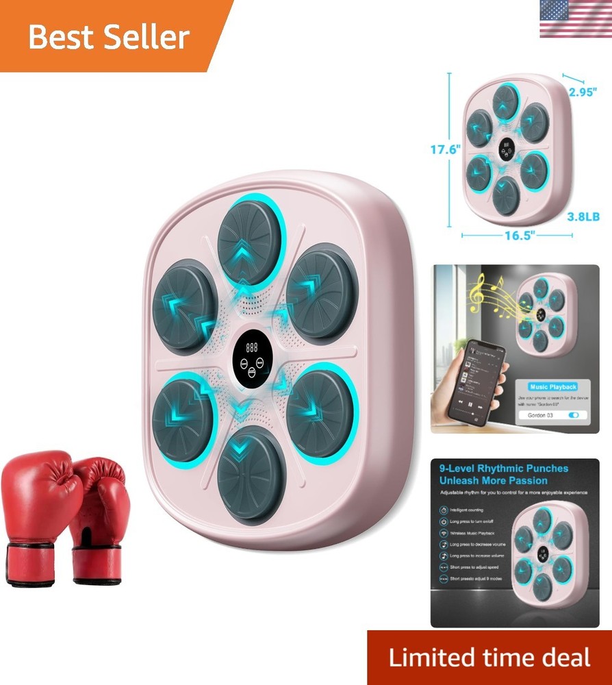 Innovative Boxing Training System with LED Lights &  Gloves - 2025 Model