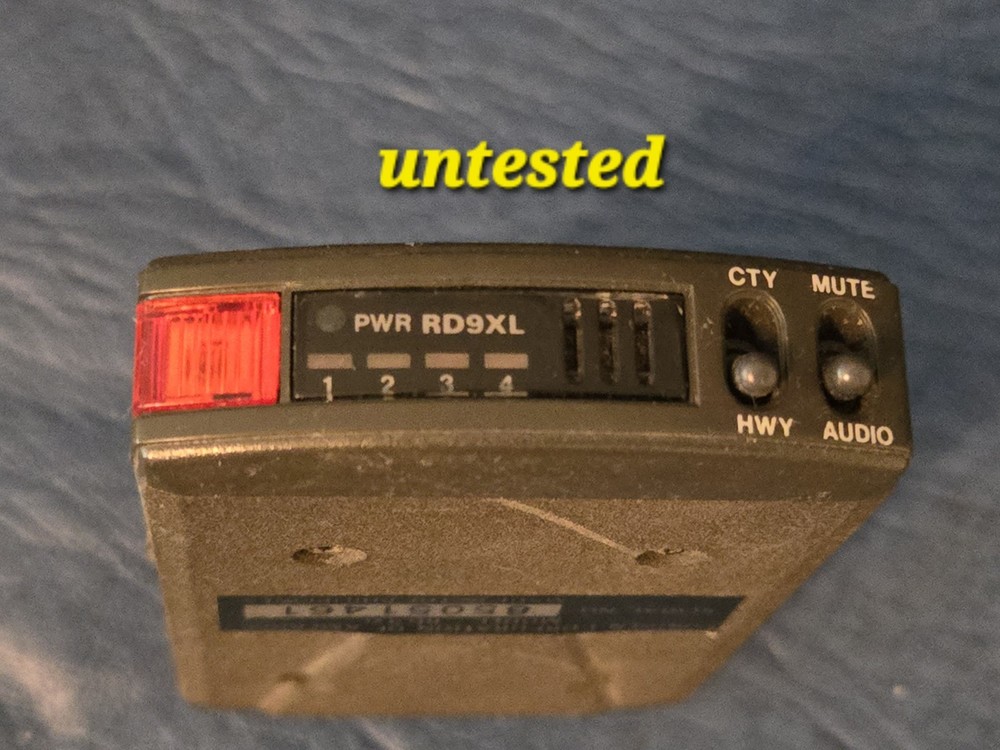 Vintage Uniden Radar Detector. UNTESTED