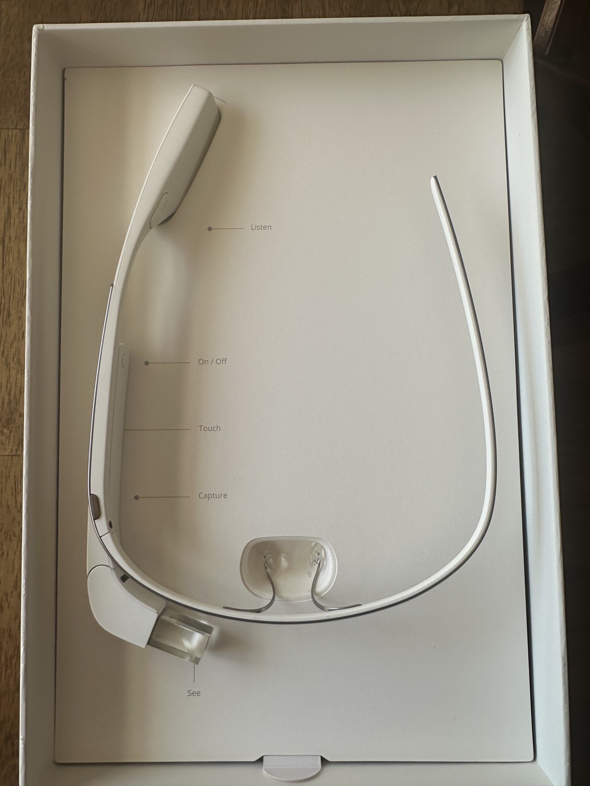 NEW Google Glass Explorer Edition V3 XE-C Full Kit Cotton – Unopened, Fast Ship