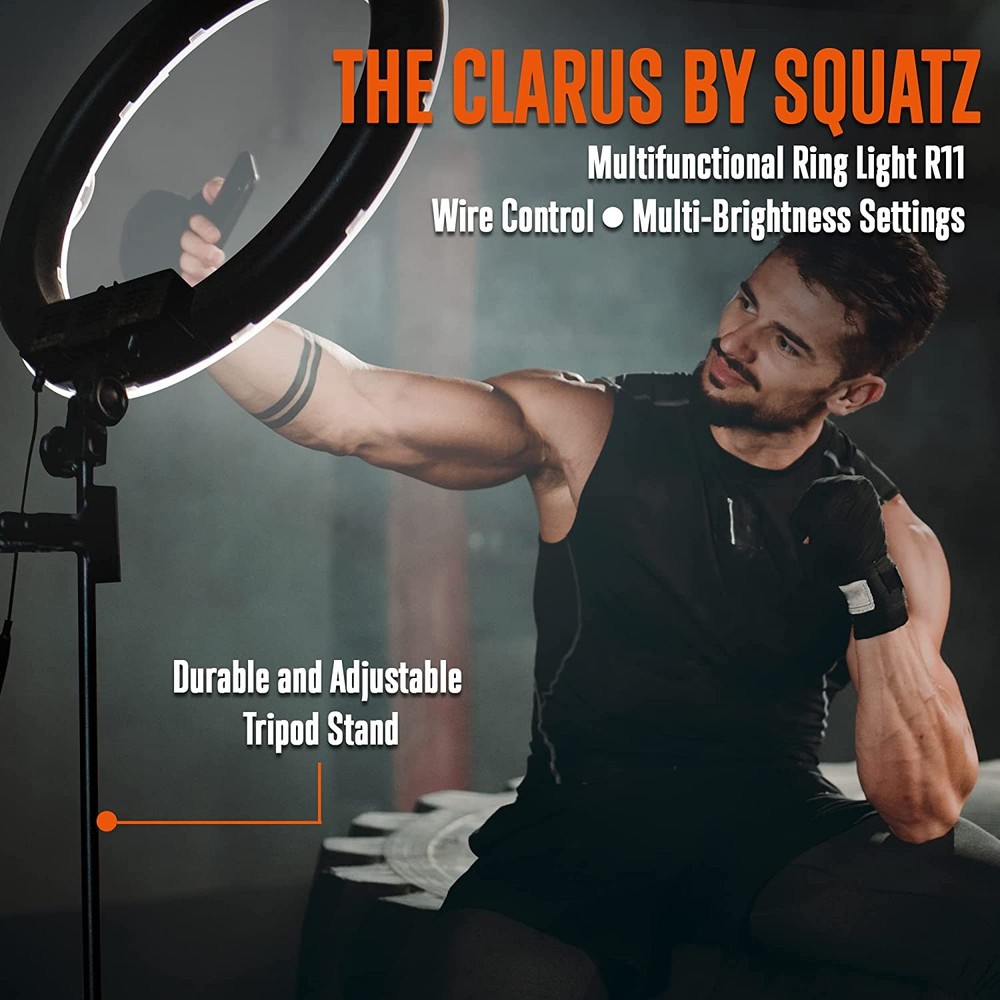 Squatz SQTCK-1 11" Ring Light With Light Stand