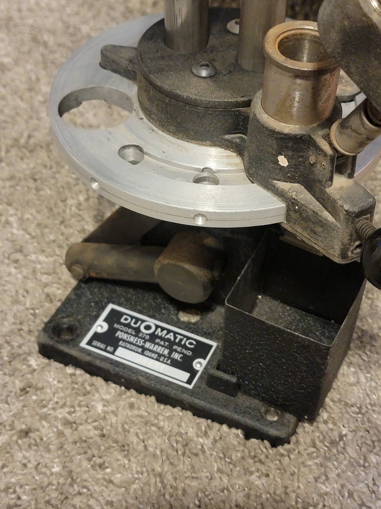 PONSNESS WARREN Duomatic 375 Shotshell Reloading Reloader 12 Guage