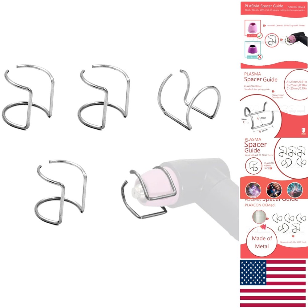 AG60 Metal Spacer Guide for Plasma Cutting Torch - Efficient Replacement Part