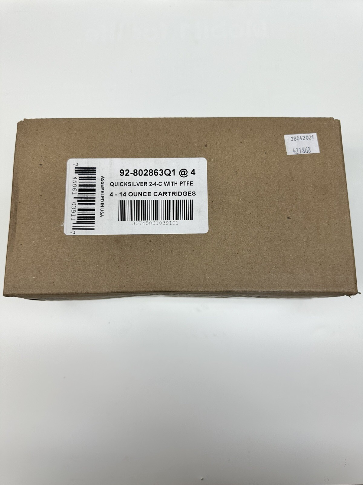 Mercury Quicksilver Marine Grease 2-4-C with PTFE, 4 - 14oz tubes case