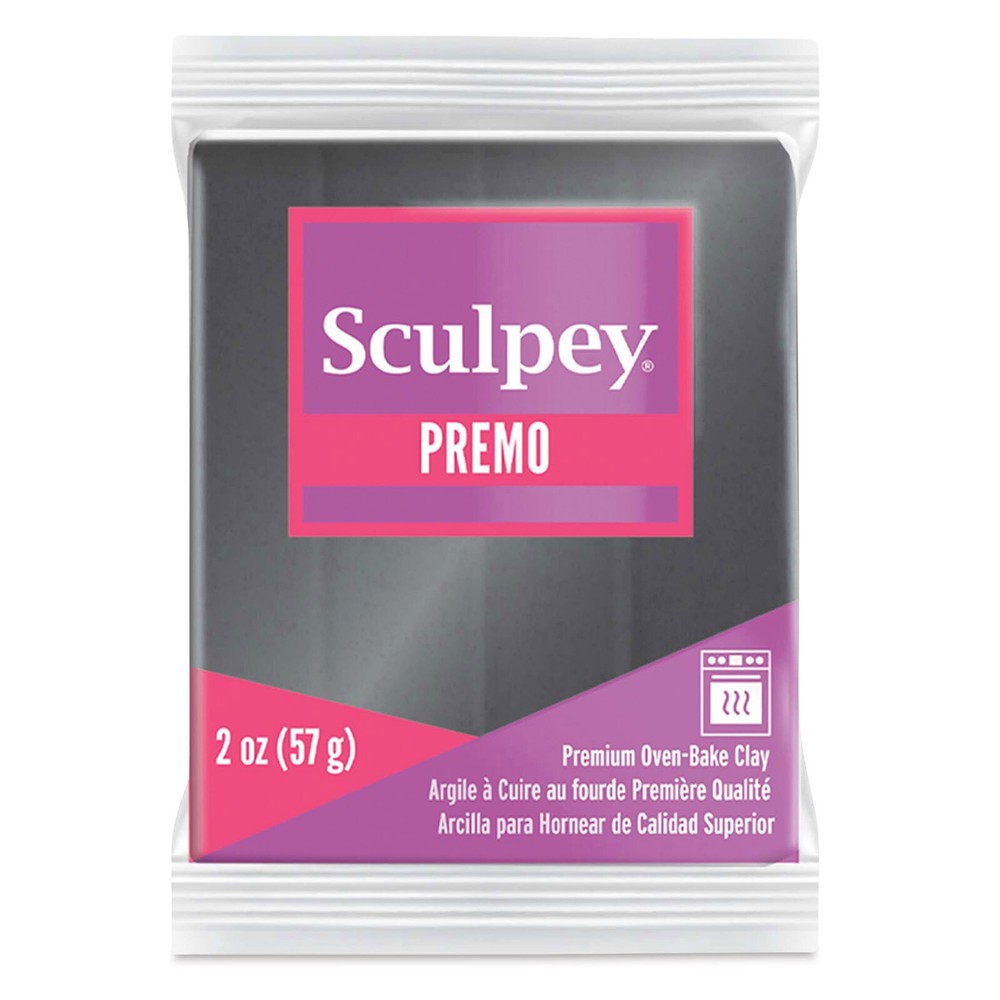 Sculpey Premo Polymer Clay 2oz GRAPHITE PEARL