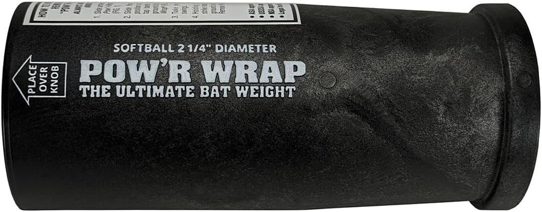 Pow'r Wrap Softball Bat Weight Sleeve Trainer 24 oz - Made in the USA