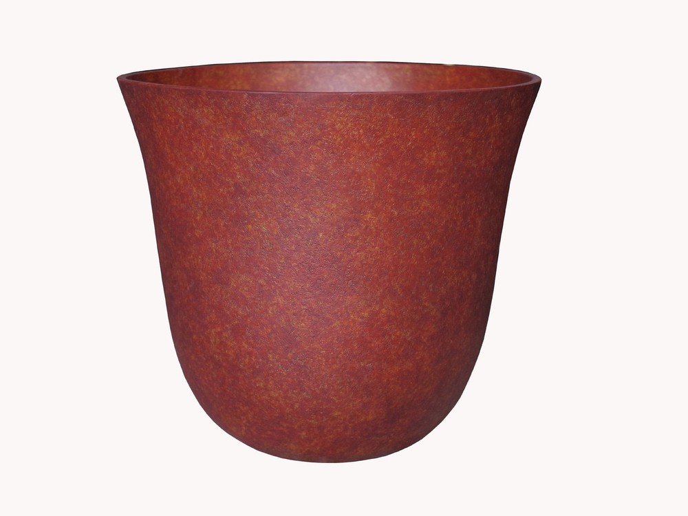 18-Inch Rust Finish Durable Planter