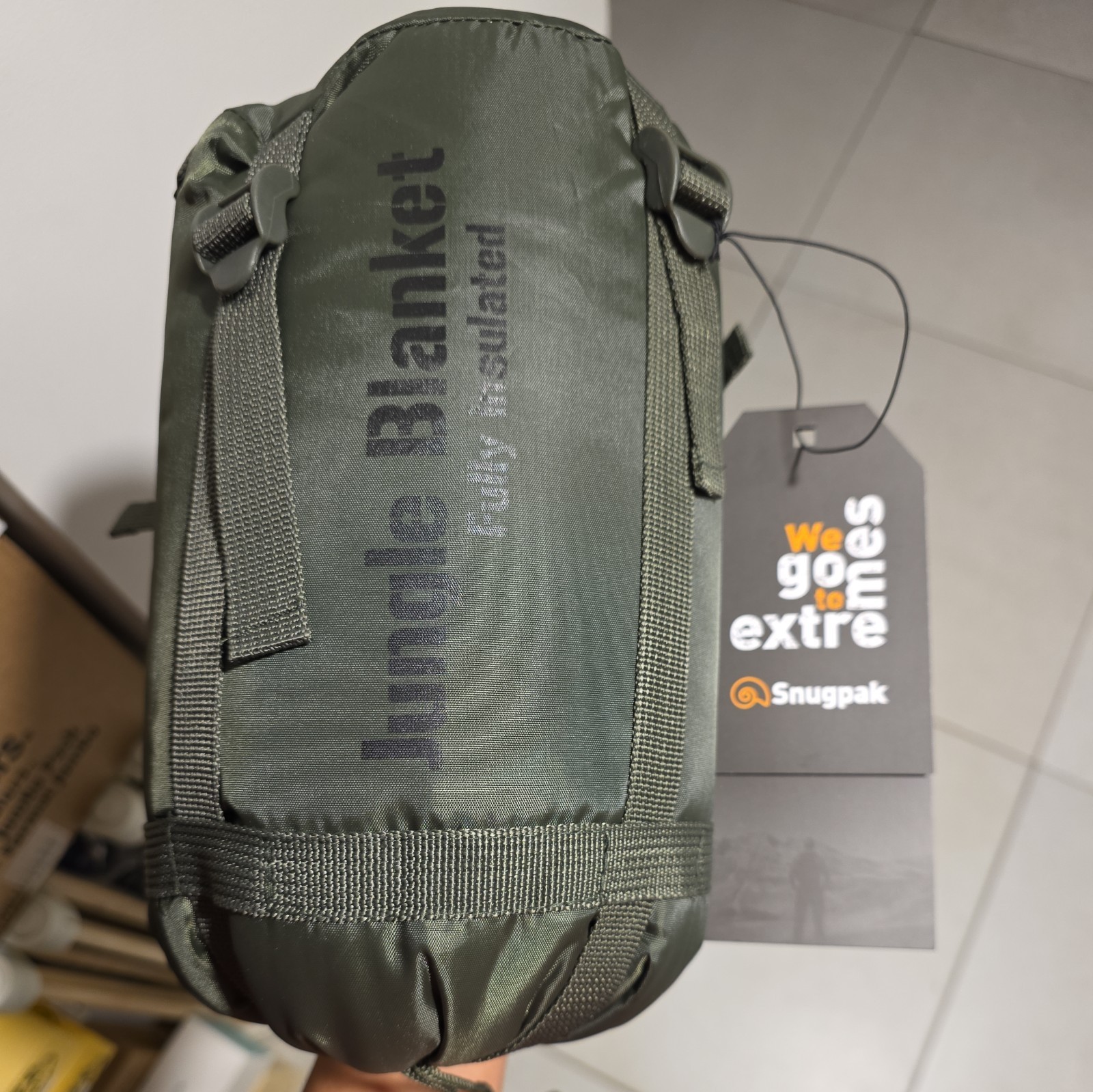 Snugpak Jungle Blanket Olive Measures 76"L x 64"W. A warm, lightweight, less bul