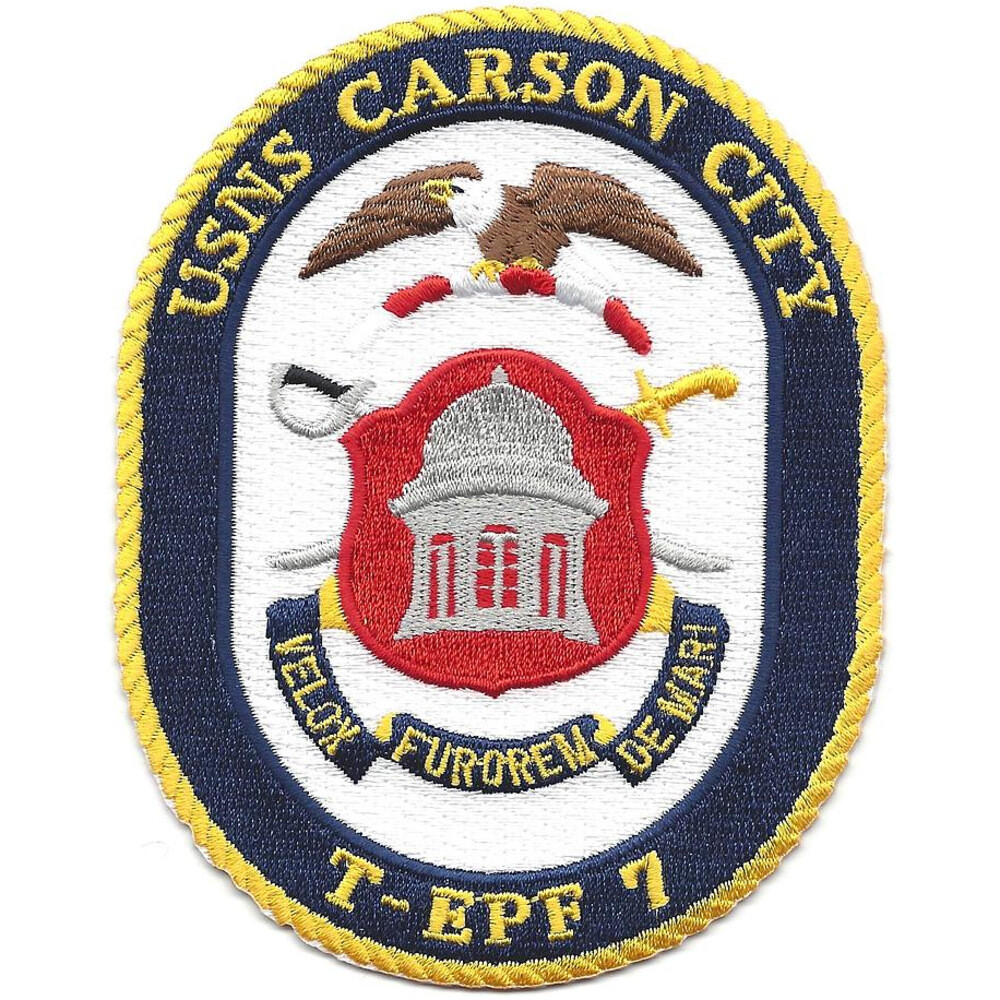 USNS Carson City T-EPF-7 Patch