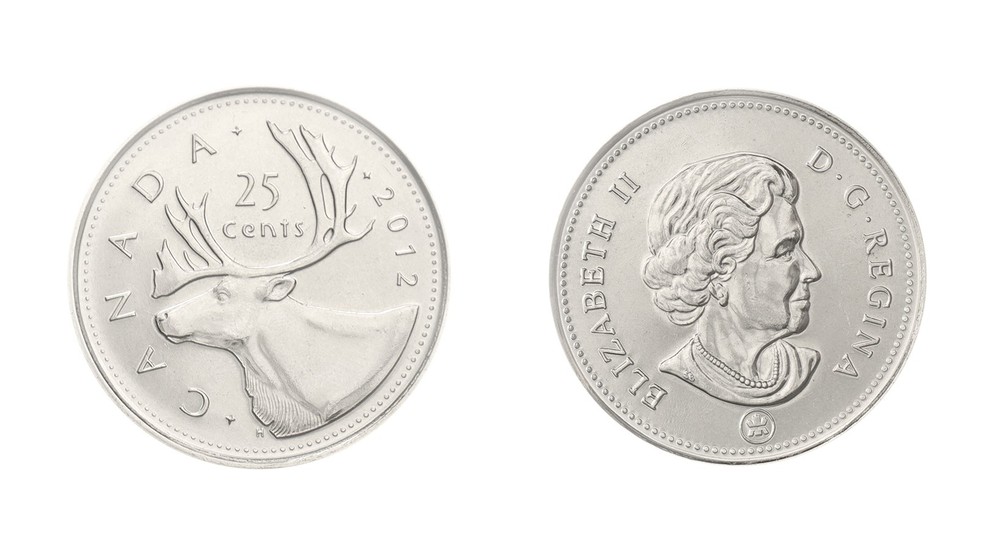 Canada 25 Cents, 2012, KM #493, Mint