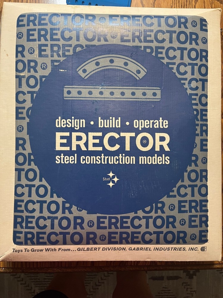 Gilbert Erector Steel Construction Models - 1964