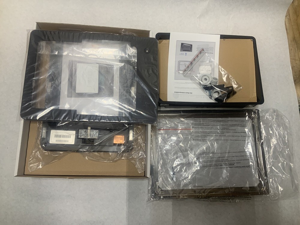 iRoom iDock ejectable iPad Motorized Wall Mount & Back Box Lighting Plug Black