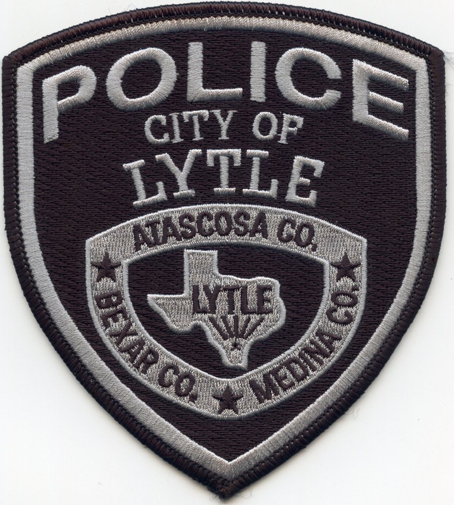 LYTLE TEXAS subdued POLICE PATCH