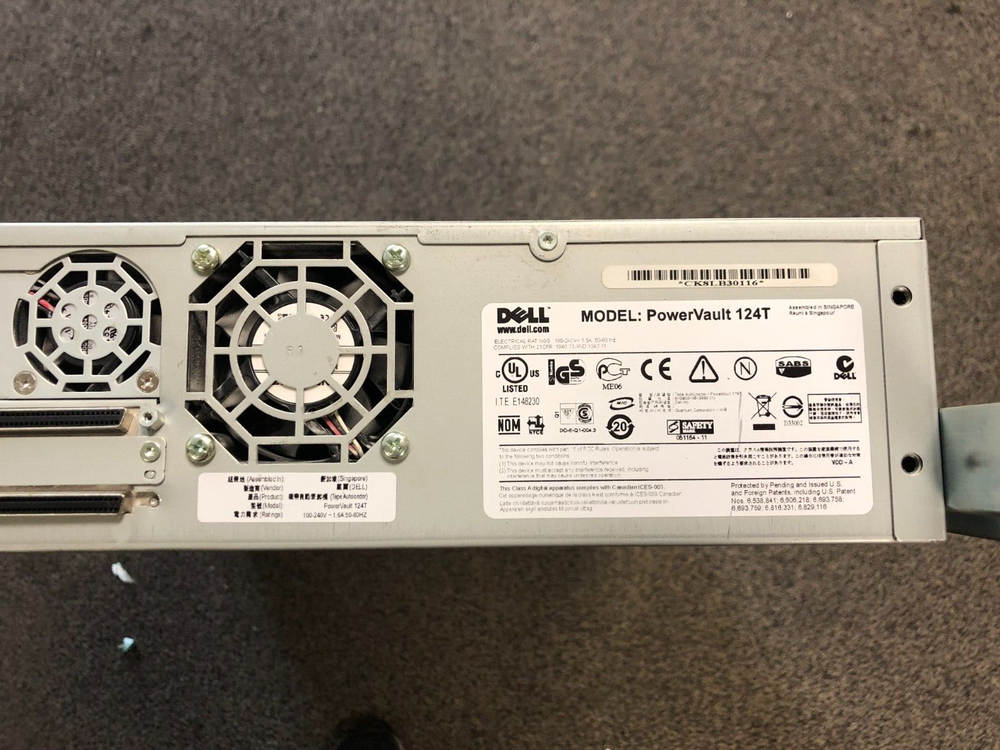 Dell PowerVault 124T Autoloader Tape Drive