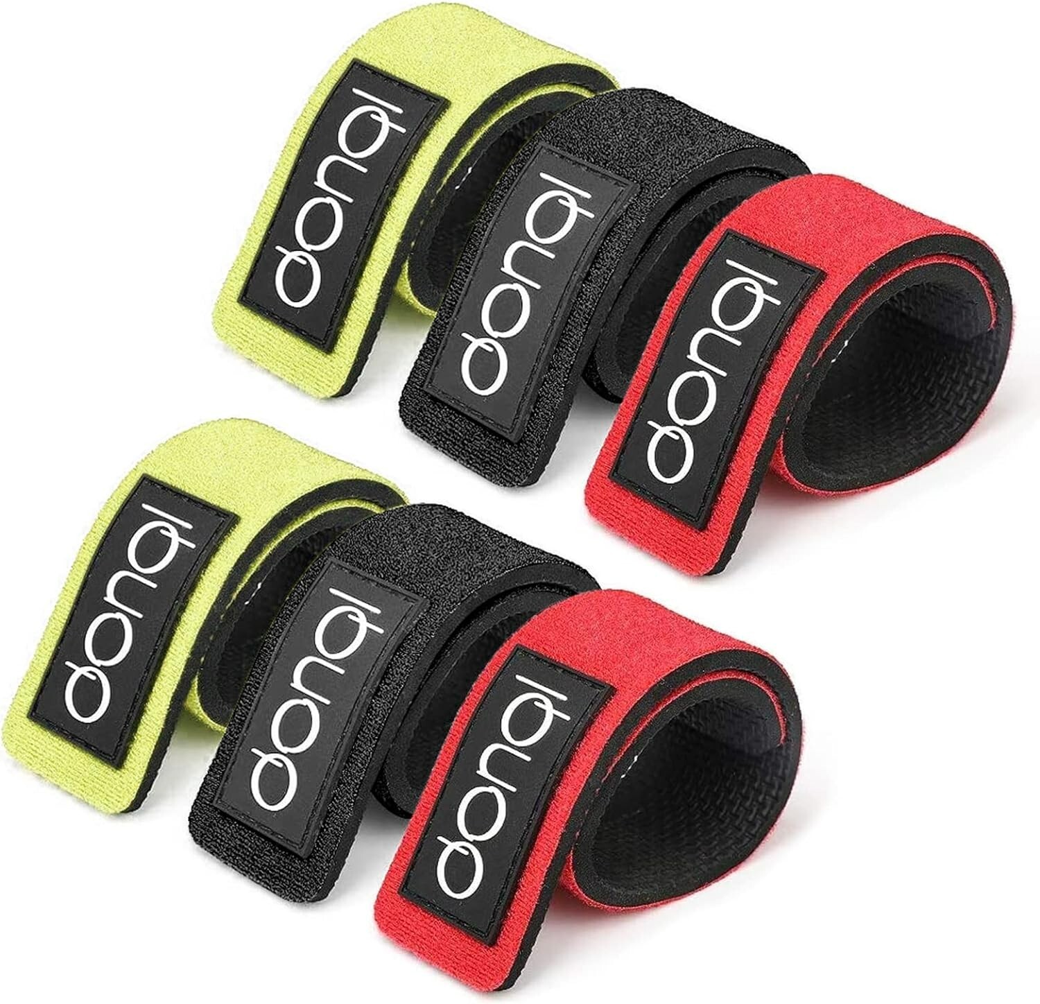 6pcs Fishing Belt Fishing Rod Ties Stretchy Rod Straps Fishing Rod Belt Holders