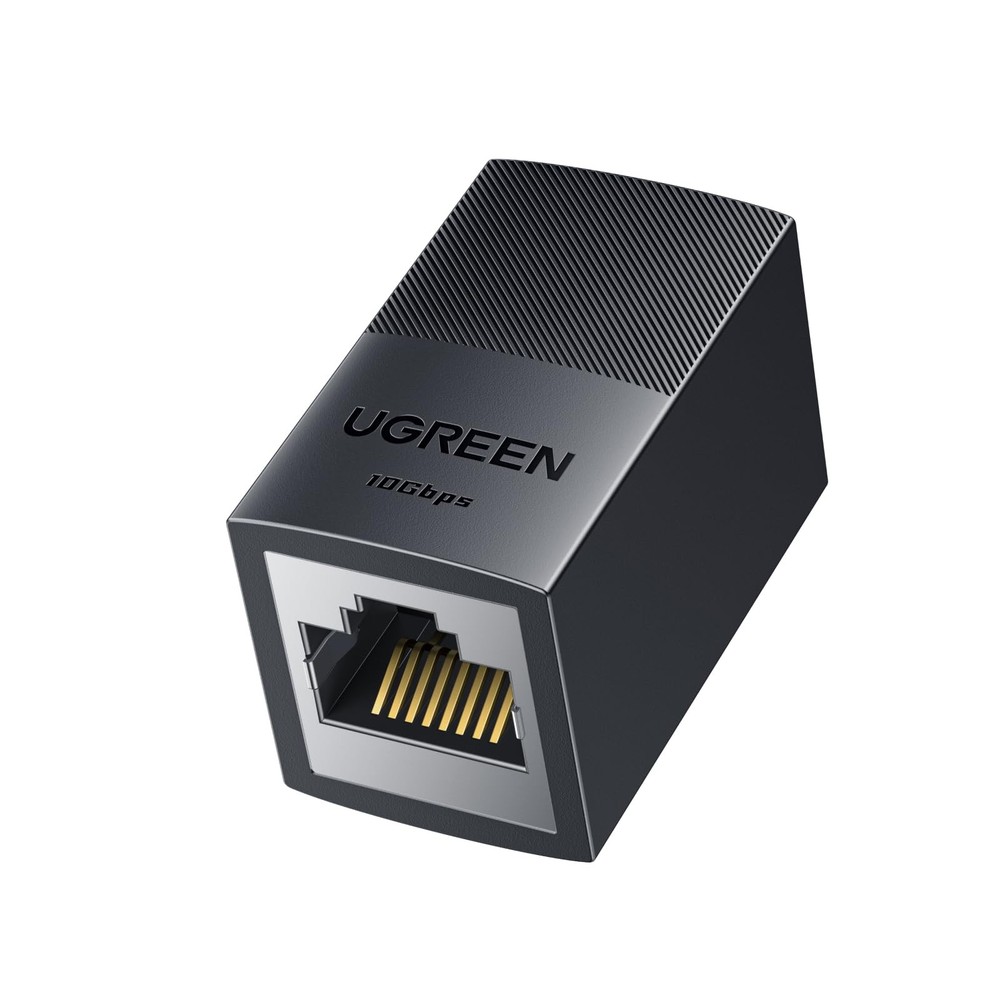 UGREEN Ethernet Extender 10Gbps,2 Pack Coupler with PoE Black