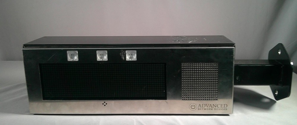 ADVANCE NETWORK DEVICES IPCDS-RWB DOUBLE SIDED IP CLOCK/ DISPLAY *** USED***