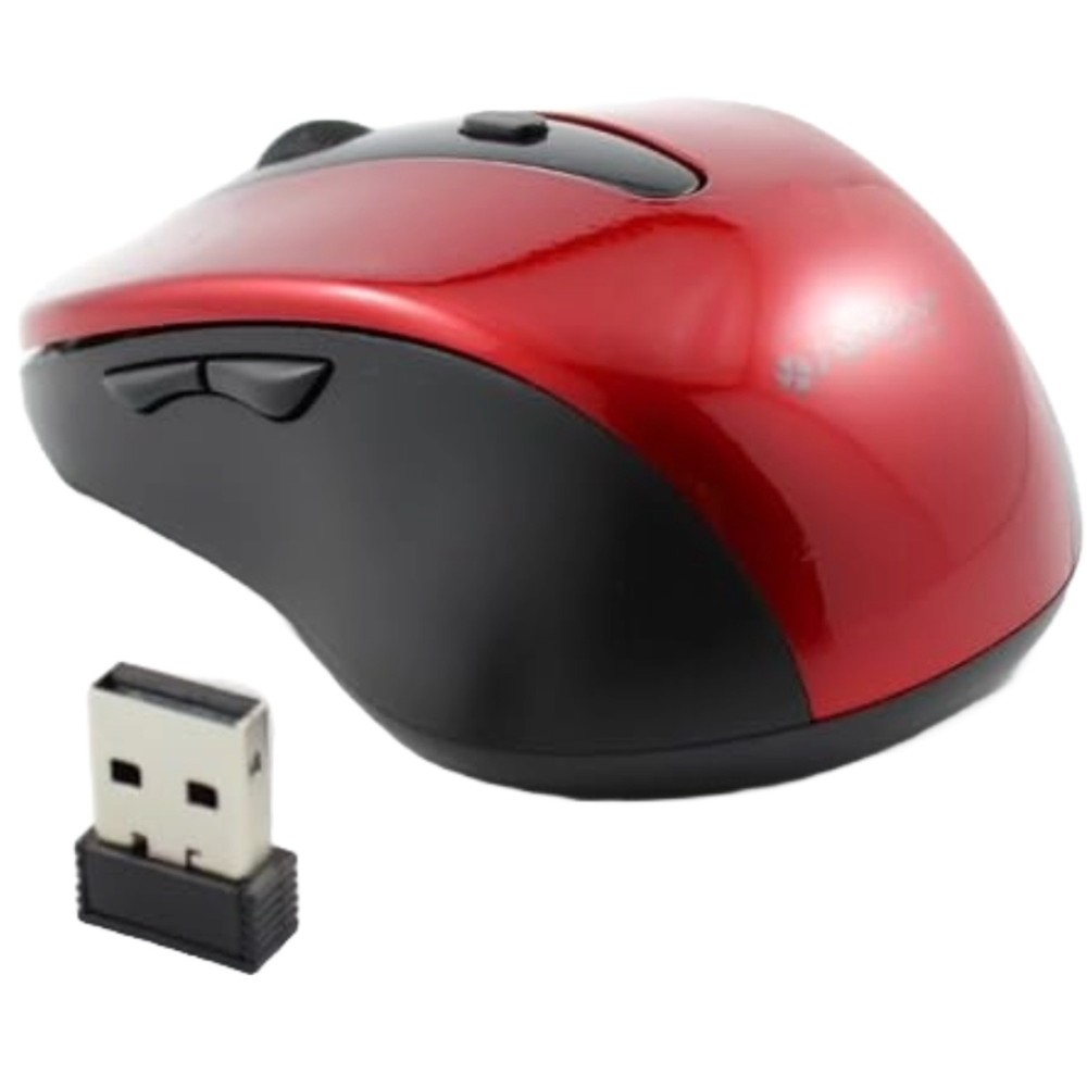SANOXY Wireless Optical Precision Mouse Red