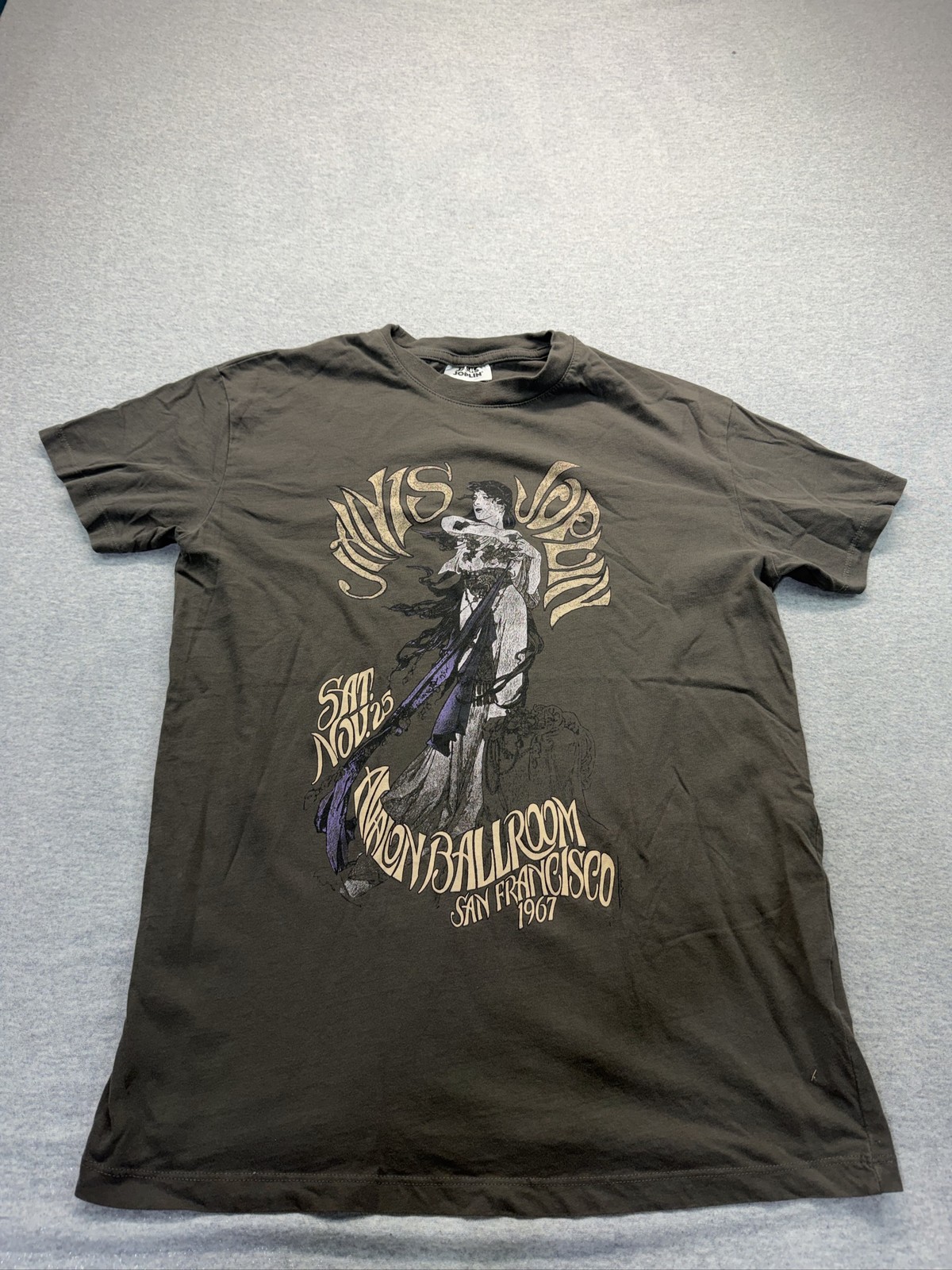 Janis Joplin Avalon Ballroom SF 1967 Graphic Tee Adult