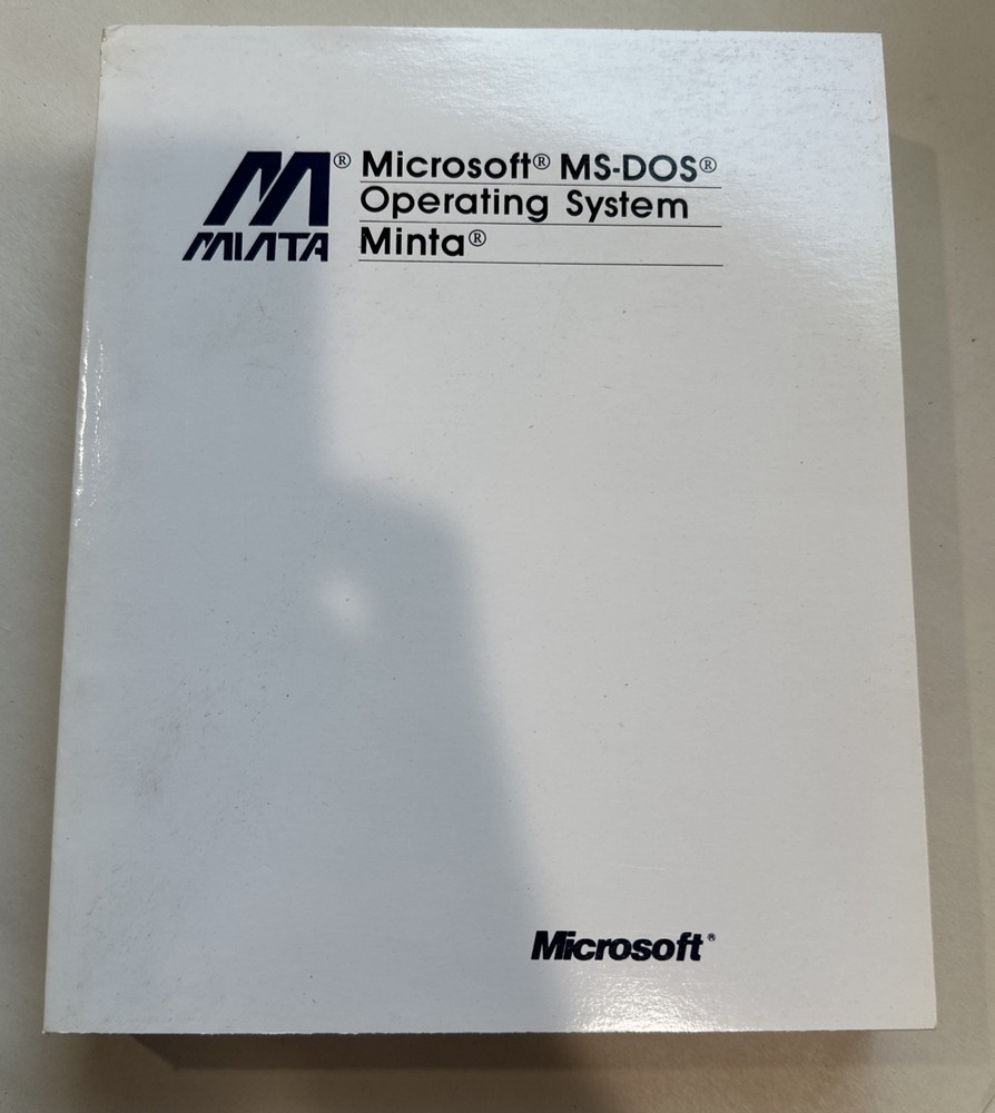 Microsoft MS-DOS 5.0 Operating System 1989 Complete In Box