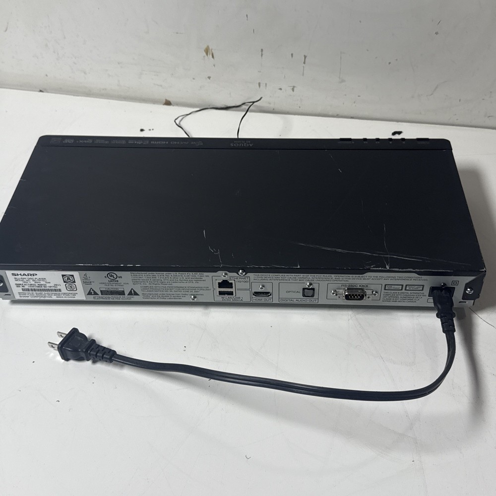 Sharp Aquos BD Blu-Ray Disc Player BD-HP75