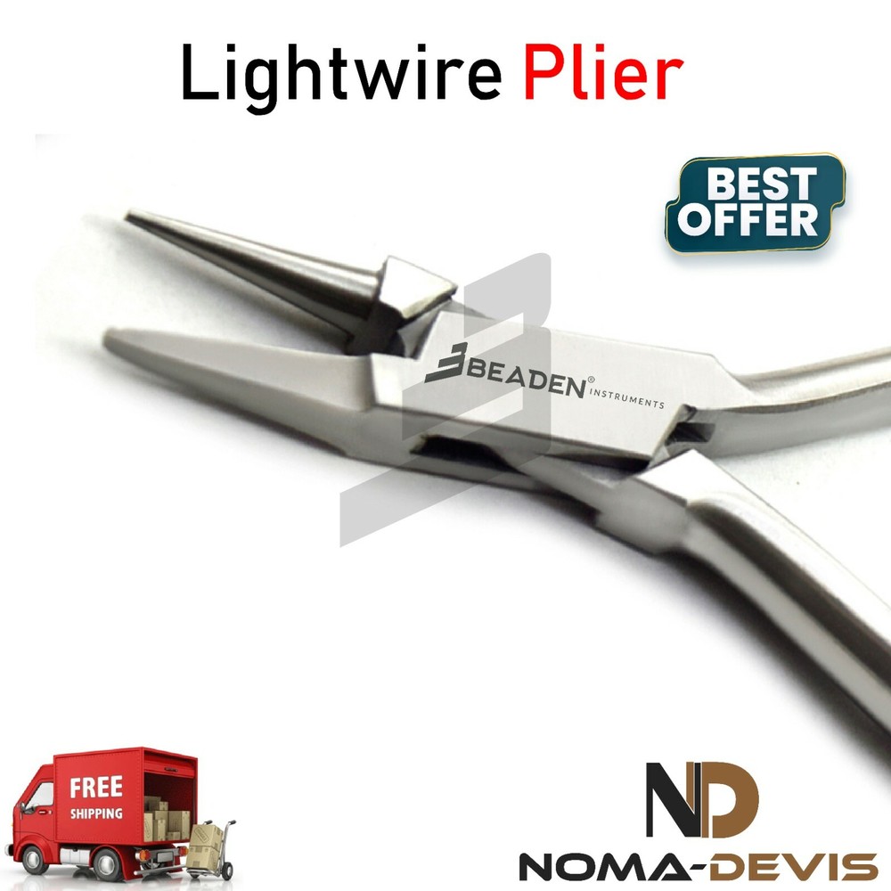 Orthodontic Dental Lightwire plier Wire Bending Loop Forming BEADEN®