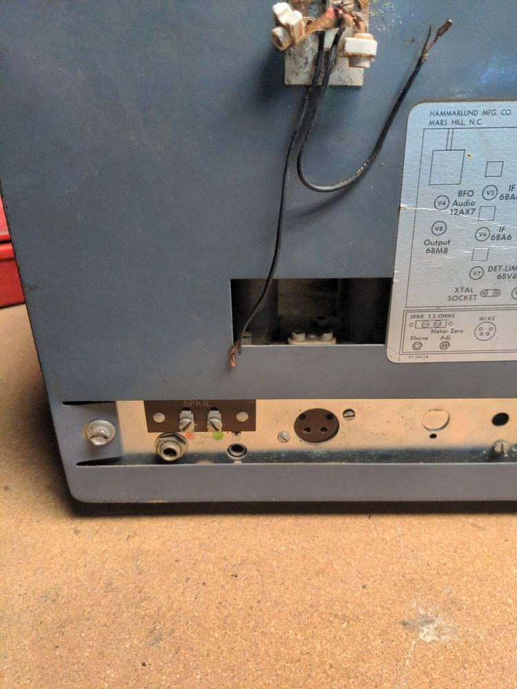 Rare HAMMARLUND HQ-105TR GENERAL COVERAGE RECEIVER / C.B. TRANSMITTER