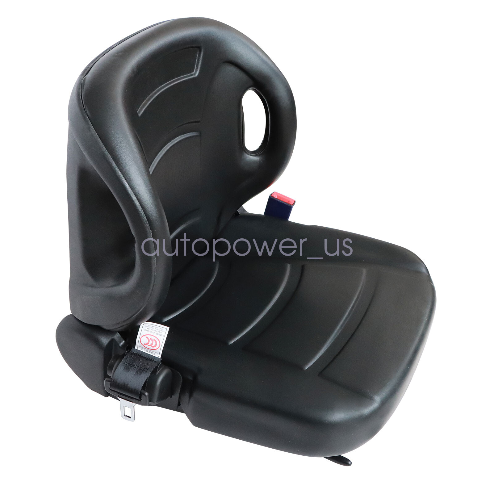 New For Toyota Forklift Seat With Seatbelt & Switch Adjustable Back Universal