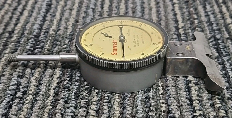 Starrett 643-441S Knife Edge Depth Gauge Dial Indicator