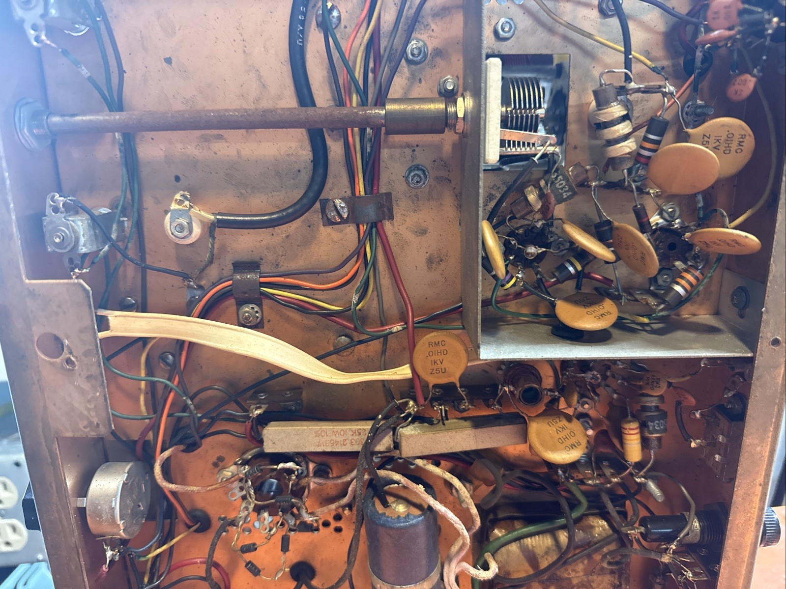 EICO CW AMATEUR TRANSMITTER MODEL 720 Ham Radio Works On 40 Low Output