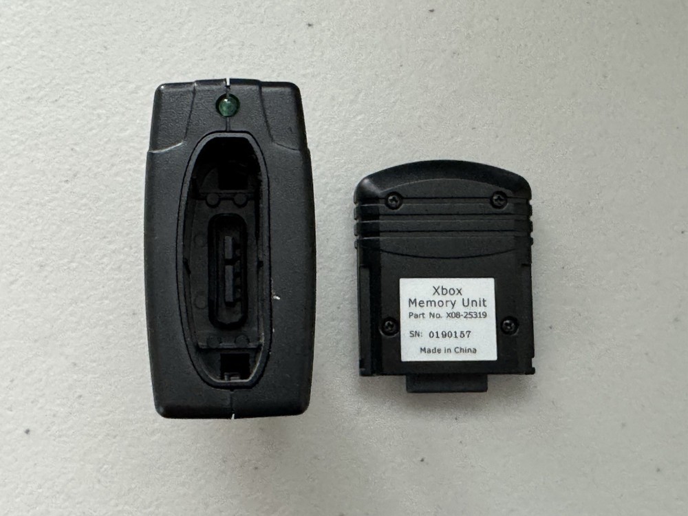 OEM Microsoft Original Xbox Memory Card Unit With Pelican Adapter