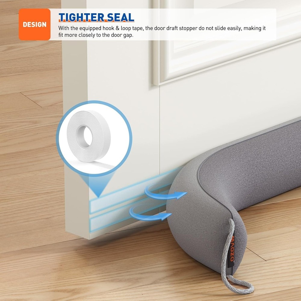 Sound Insulating 36 Inch Draft Blocker - Effective -Round Protection
