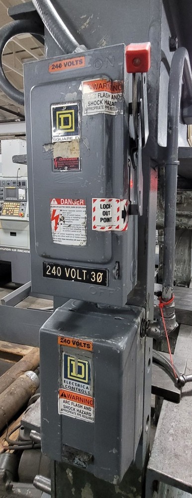 75 Ton Dake 5-075 Elec-Draulic H Frame Press