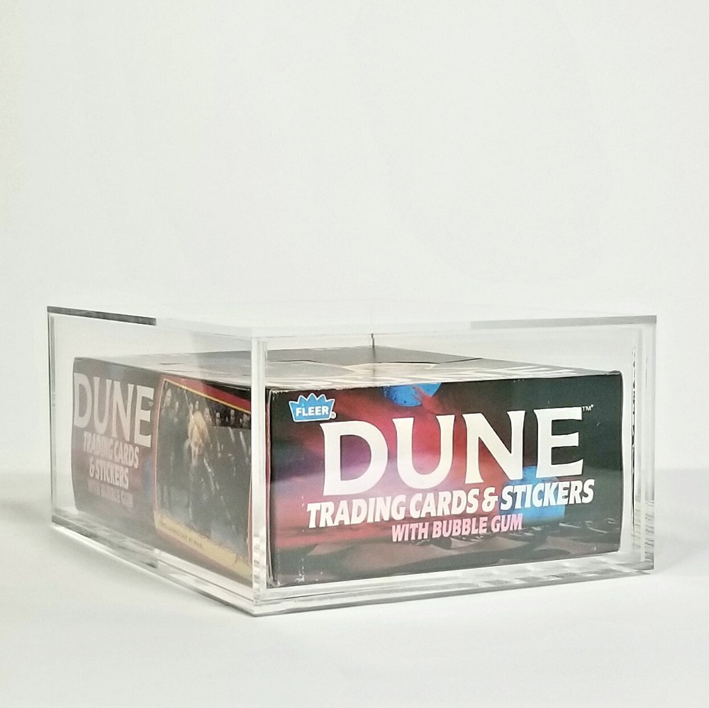 WAX PACK BOX CASE PROTECTOR STORAGE DISPLAY HOLDER CLEAR ACRYLIC PLASTIC CARDS +