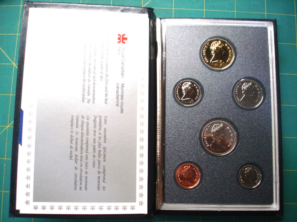 1988 ROYAL CANADIAN MINT SPECIMEN SET & COA