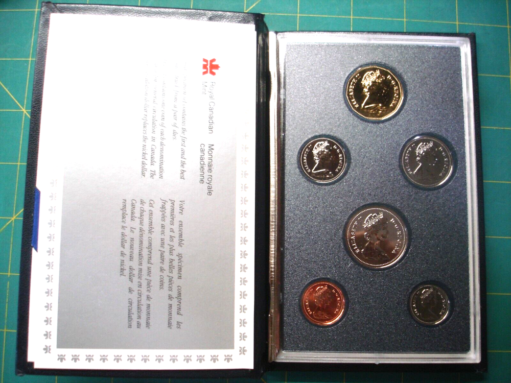 1988 ROYAL CANIDIAN MINT PROOF SET & COA