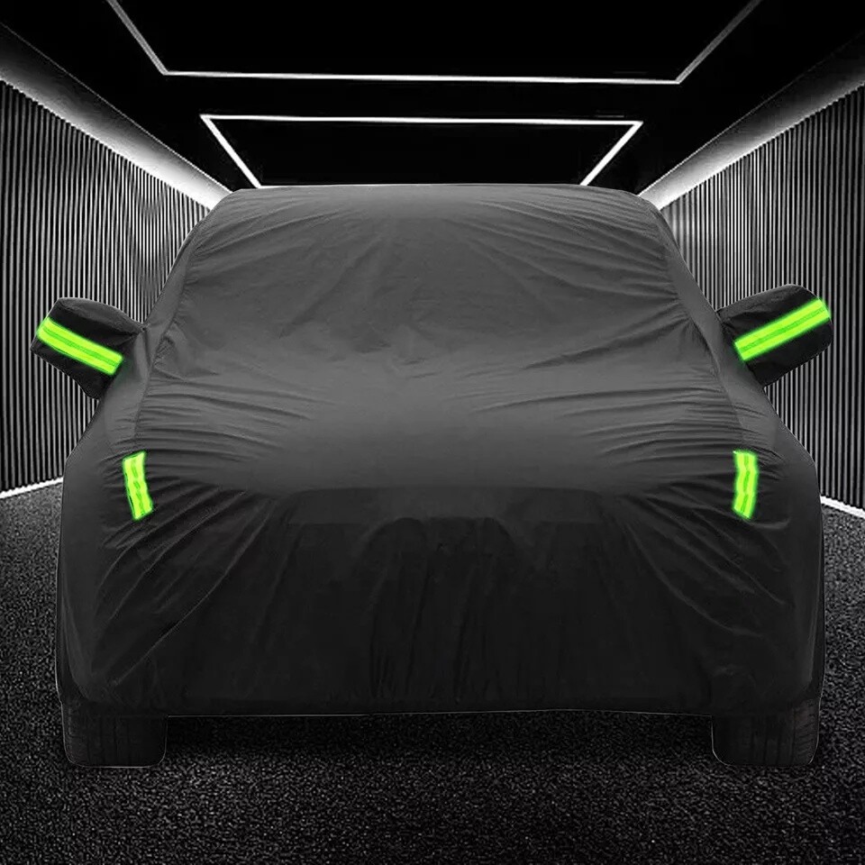 Heavy Duty Waterproof Full Car Cover All Weather Protection Outdoor Dustproof US