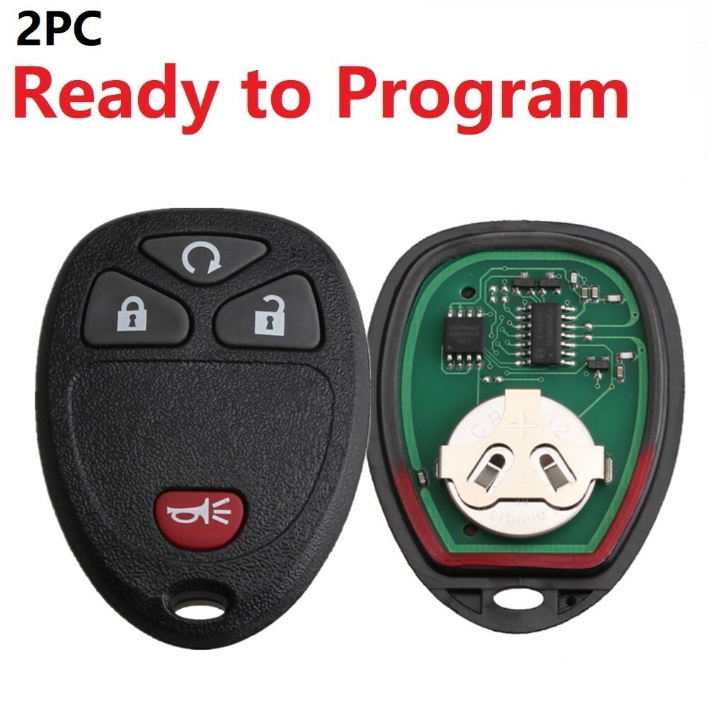 2 For 07 2008 2009 2010 2011 2012 2013 Chevy Silverado 1500 2500 Remote Key Fob