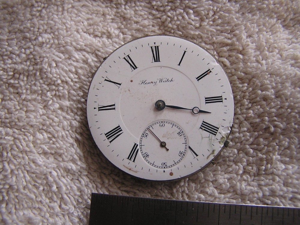 Antique Henry Pocket Watch Movement