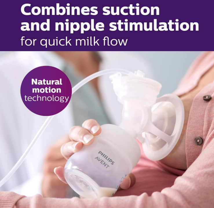 Philips Avent Single Electric Breast Pump Advanced, with Motion Technology