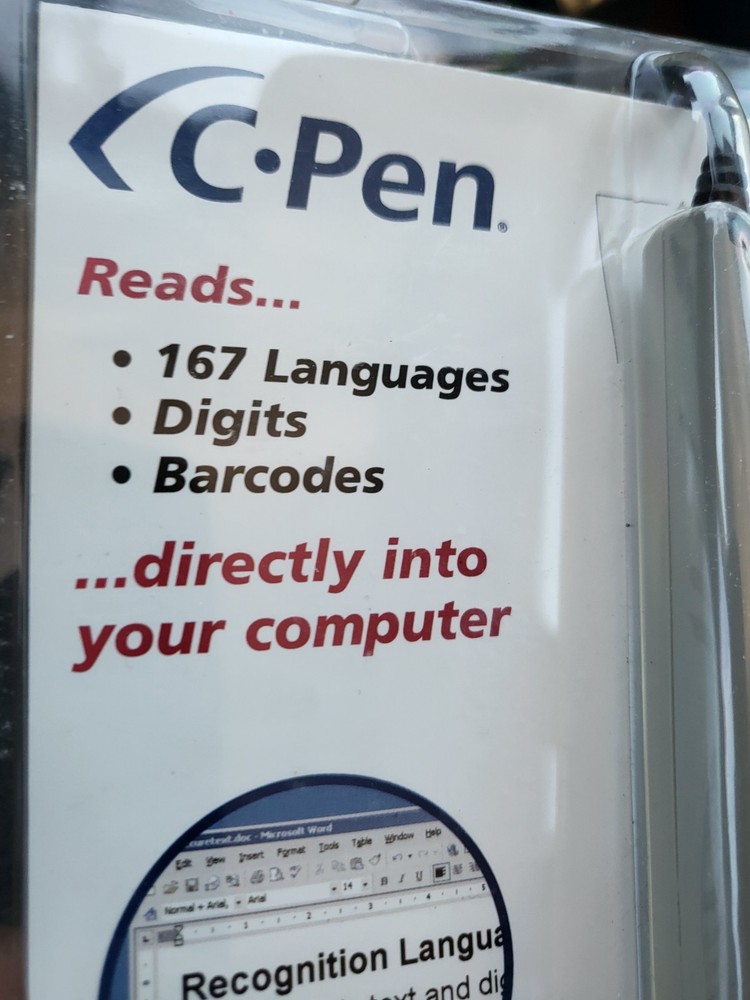 C-Pen 20 Reader Pen Text OCR Scanner Dictionary Translator USB