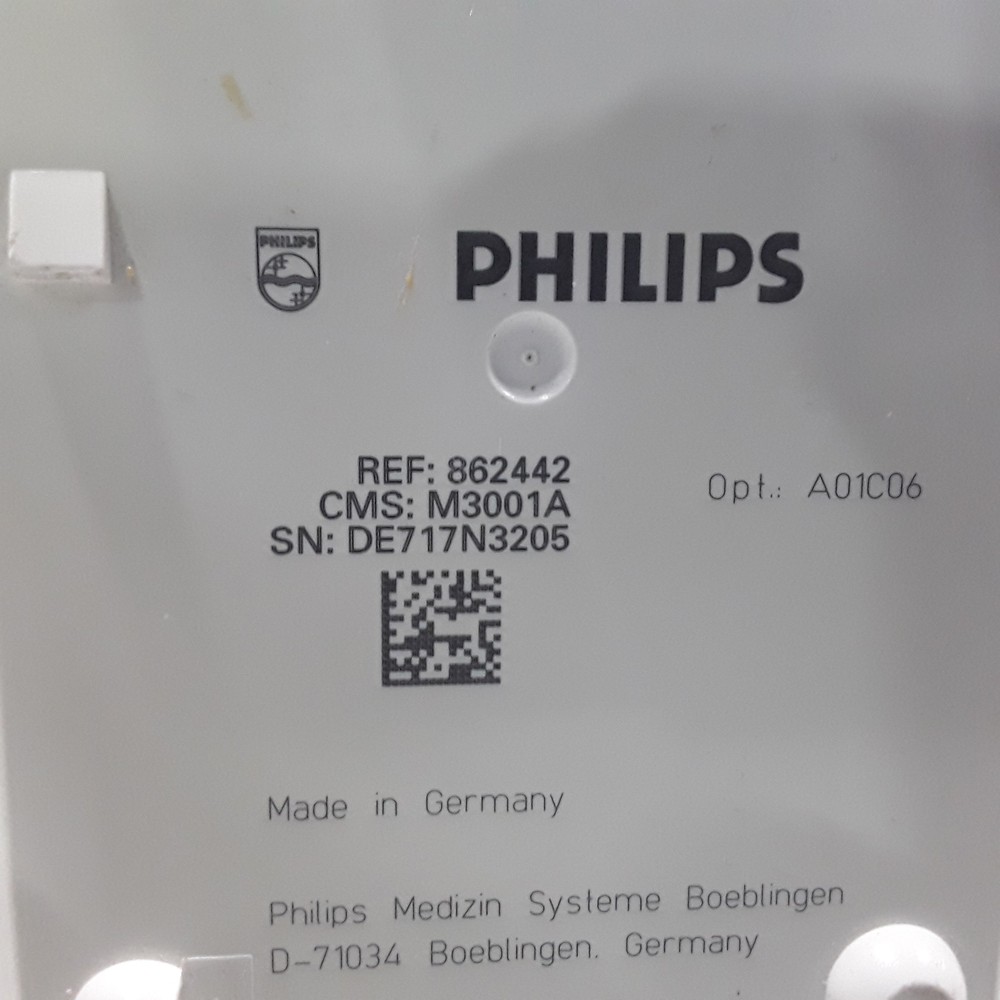 Philips M3001A-A01C06 Fast SpO2, NIBP, ECG, Temp, IBP MMS Module