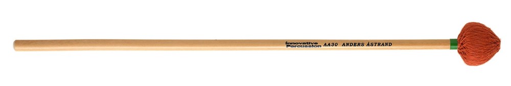Innovative Percussion - AA30 - Hard Vibraphone / Marimba Mallets - Orange Cord -